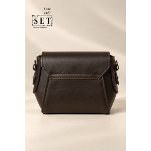 کیف فانتزی مدل نوا رنگ اسپرسویی کد 1427 برند SET